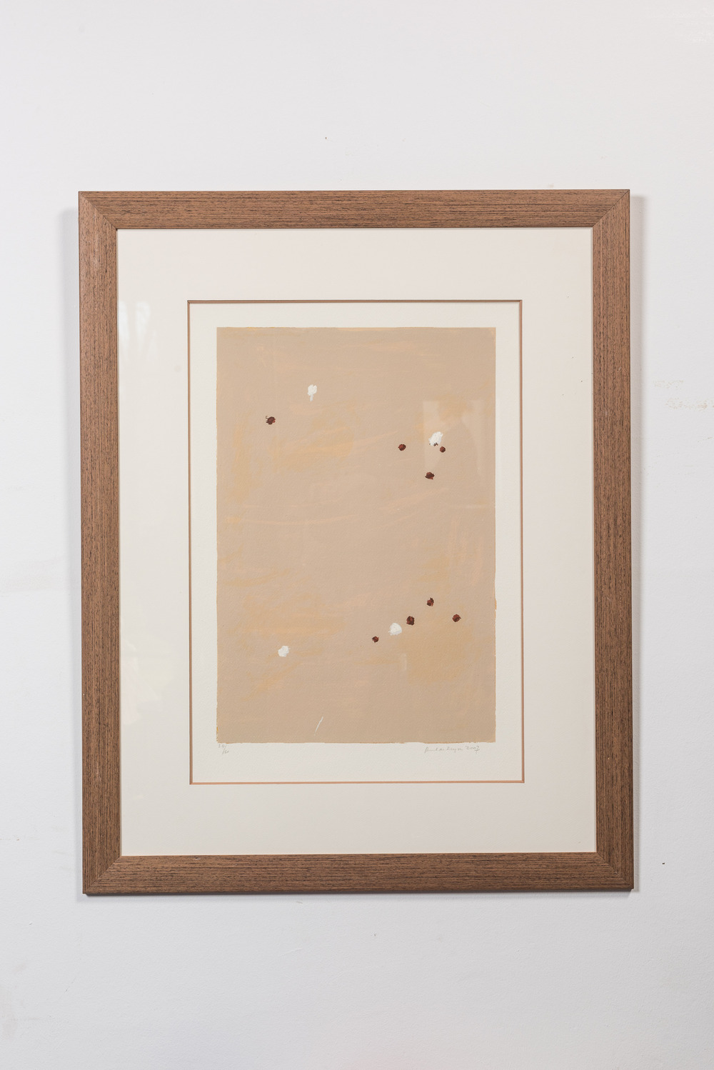 Raoul De Keyser (1930-2012): 'Element', heightened serigraph, ed. 24/60, dated 2007