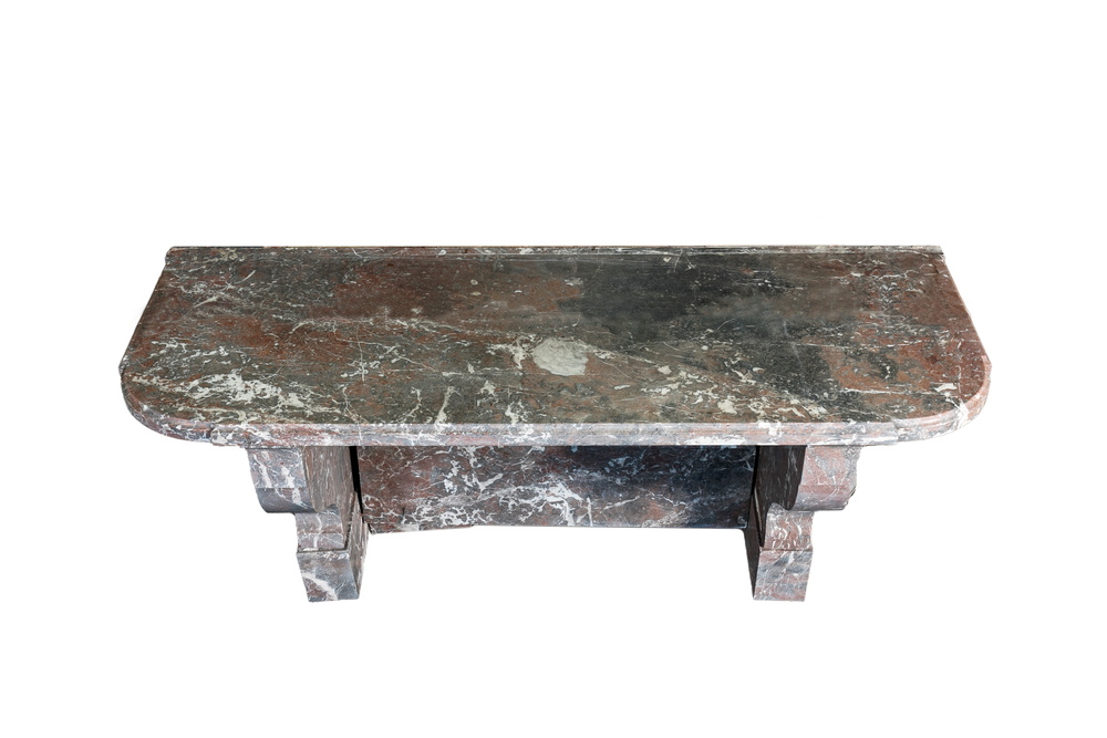 An Italian marble console table, 20th C.