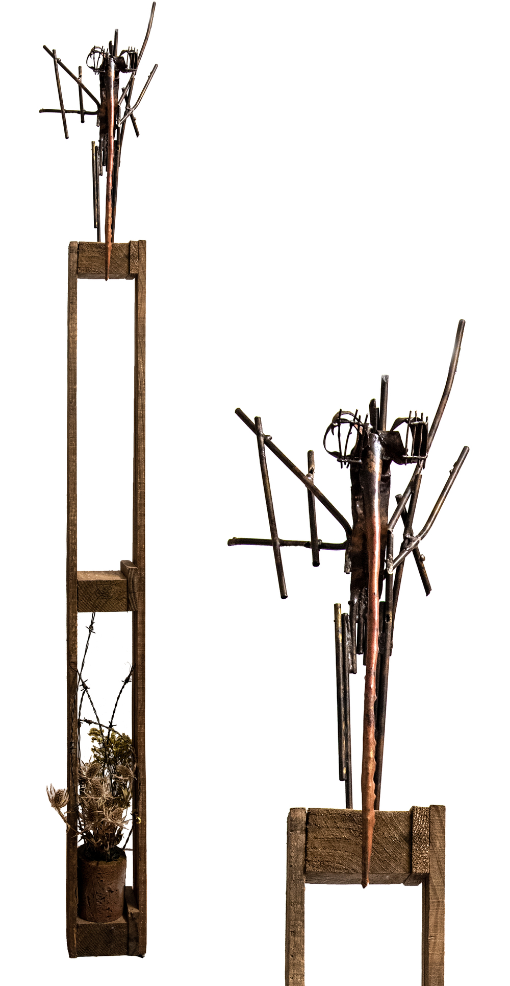 Rein De Puysseleyr: 'Uitgesloten', Sculptuur, assemblage