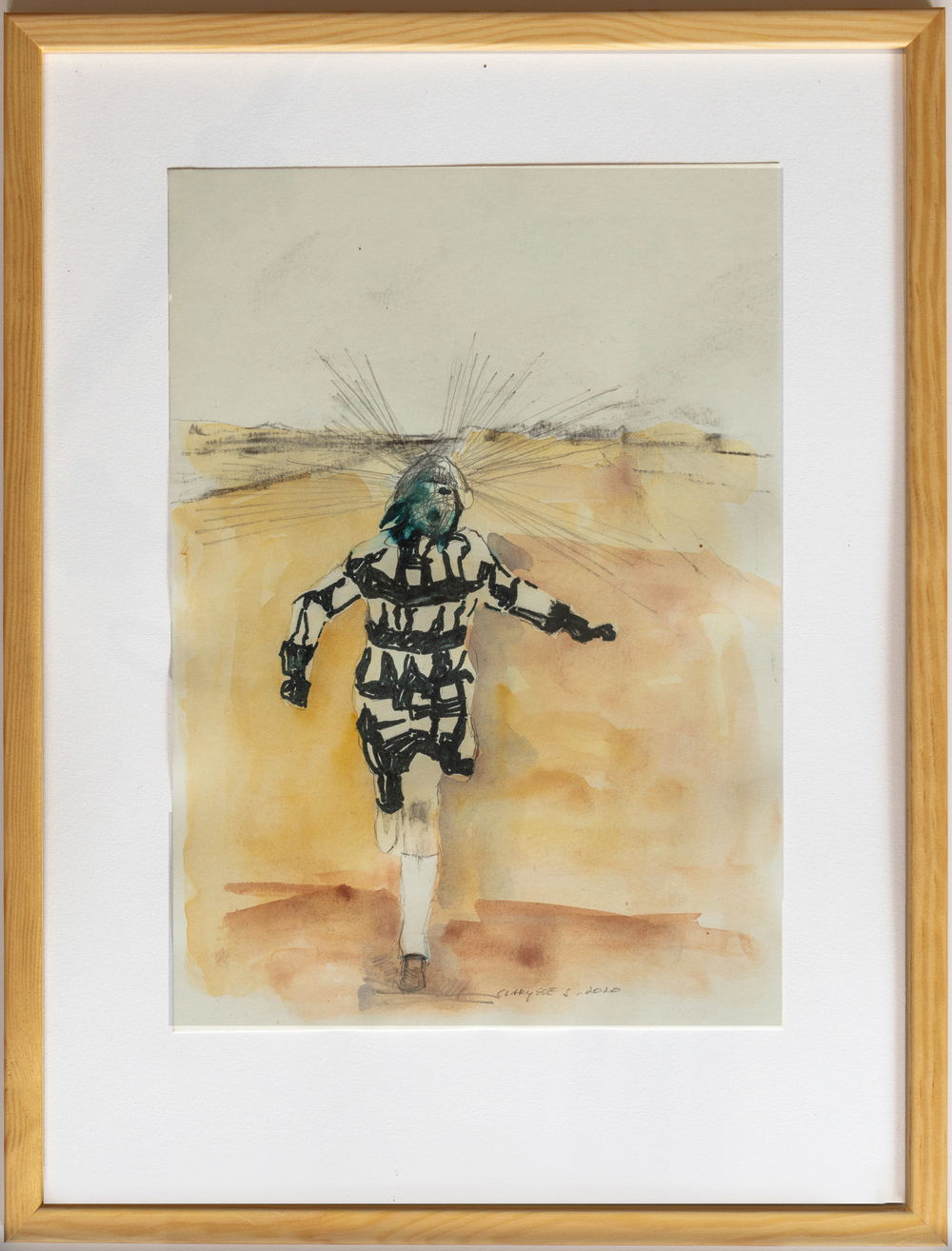 Johan Clarysse: Amira?', Tekening en waterverf