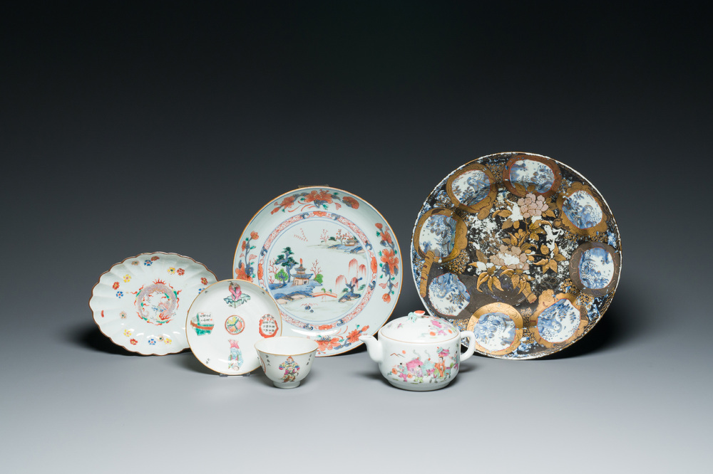 Une collection vari&eacute;e de porcelaine de Chine et de Japon, 18&egrave;me et post&eacute;rieur