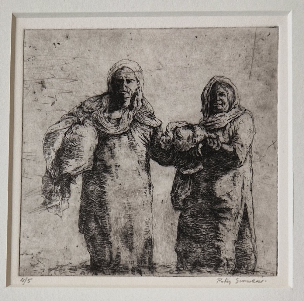 Peter Simoen: etching, numbered 4/5
