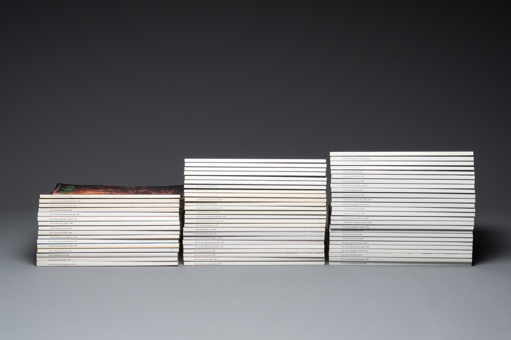 A collection of 67 'Arts of Asia' magazines, 1984-2007