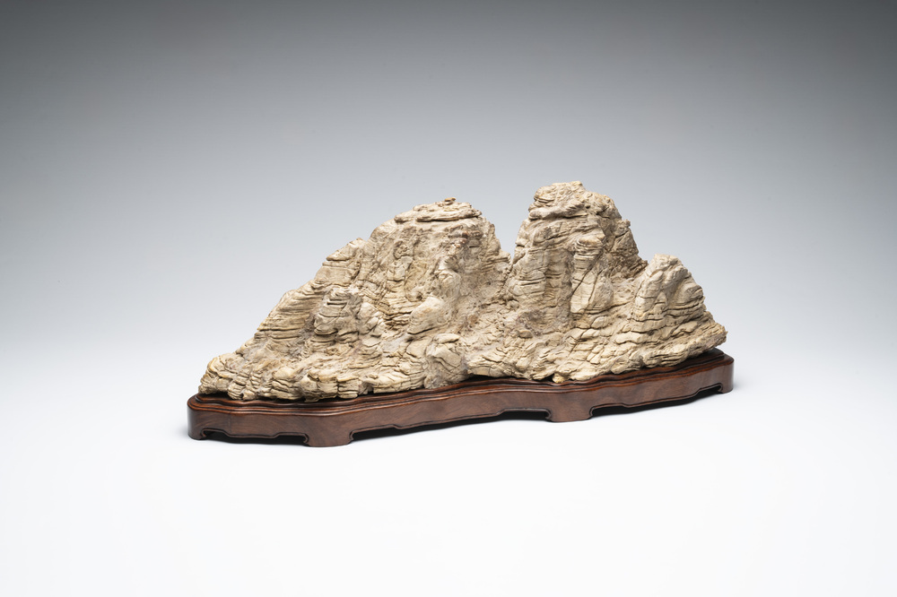 A Chinese 'unknown type' of scholar's rock, Henan province, Ming