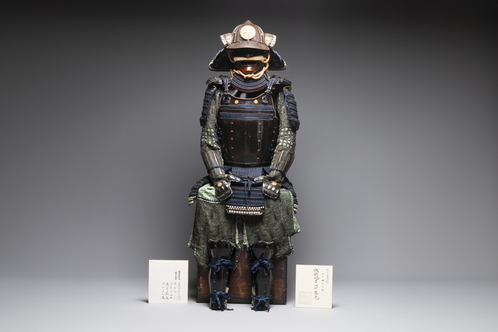 An impressive Japanese samurai armor, Edo period, first half 18th C.