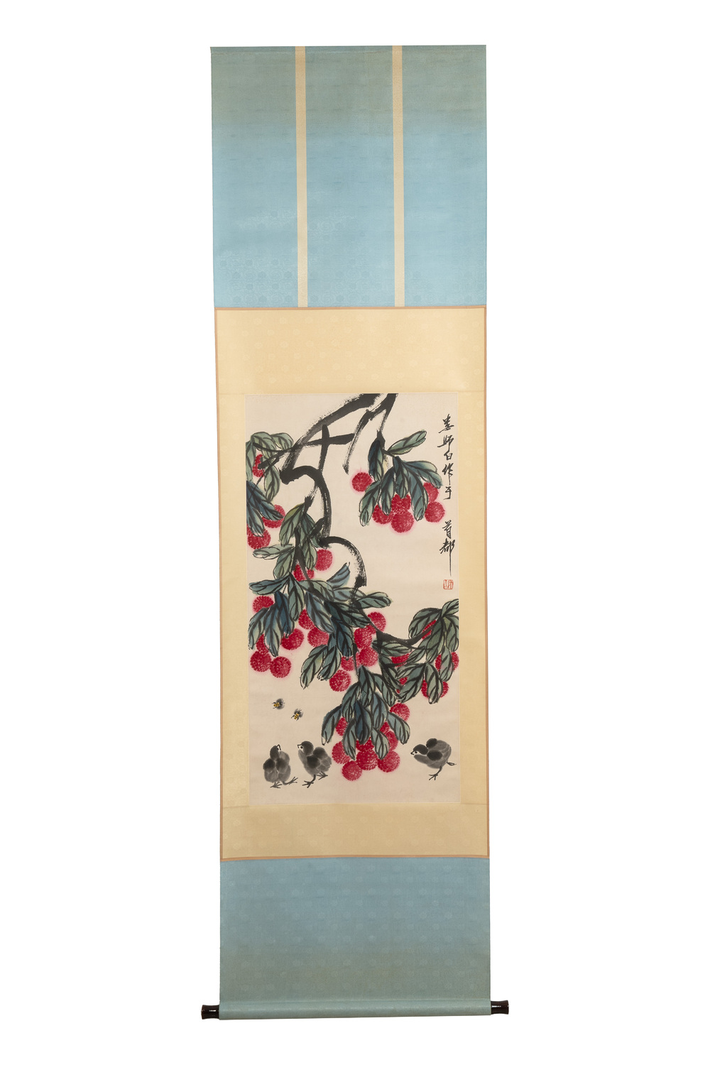In the manner of Lou Shibai 娄师白 (1918-2010): 'Waxberries', ink and colour on paper