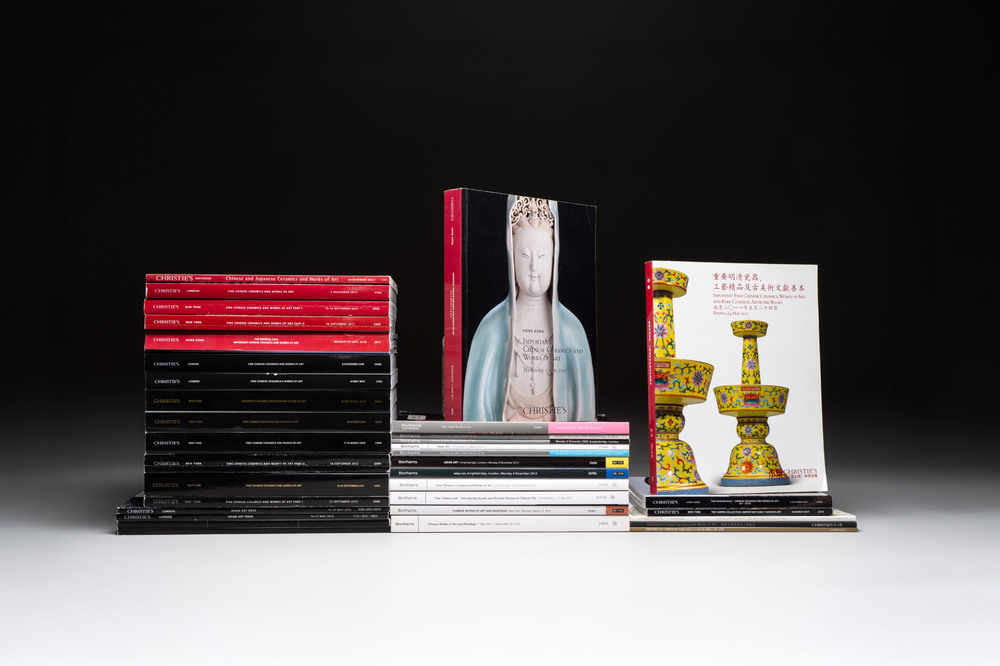 35 Christie's and Bonhams auction catalogues on Asian arts, 2002-2021