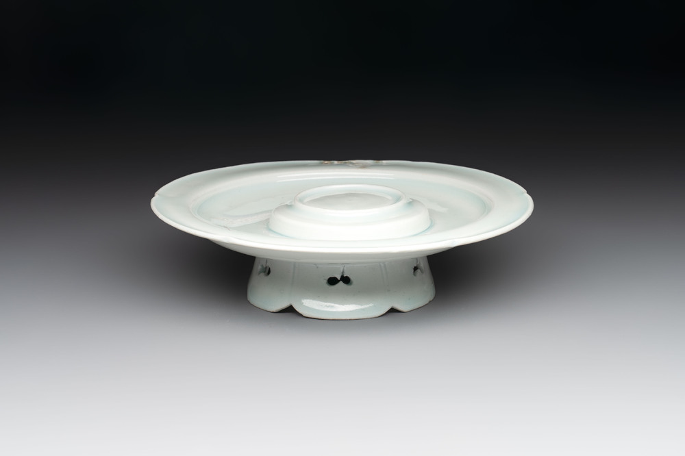 A Chinese qingbai cup stand, Song