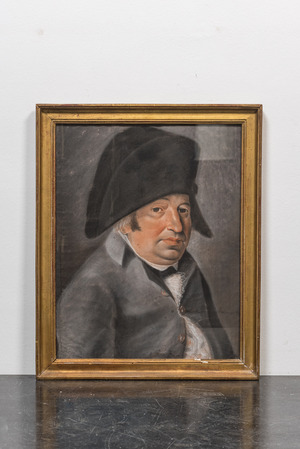 French school: 'Portrait of Jourdain', inscr. 'Jourdain ... 1810', gouache on paper