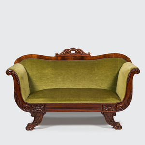 A German Biedermeier sofa, 19th C.