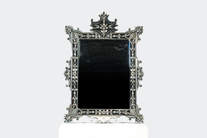 A Venetian etched mirror, 20th C.