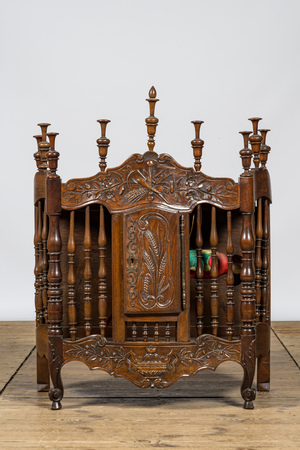 A southern French neoclassical bread cupboard or panetière, 18/19th C.