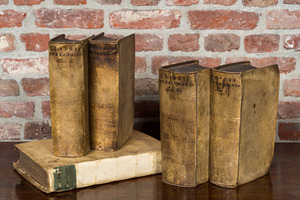 Five publications by humanist, philologist and historiographer Justus Lipsius, 17th C.