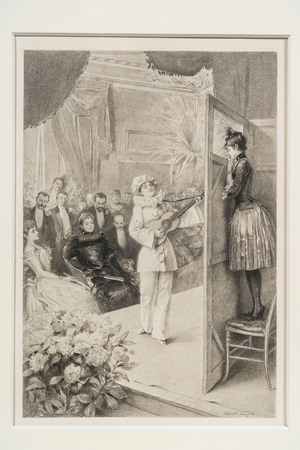 Albert Lynch (1851-1912): Pierrette en Colombine, fotogravure