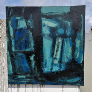 Rudy Vanthomme: 'Hallucinating', acryl on canvas