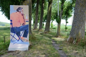 Han Coussement: Mixed technique on concrete, 2023 (1)