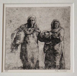 Peter Simoen: etching, numbered 4/5