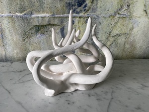 Inge Demoen: 'Points of interest', porcelain sculpture in clay